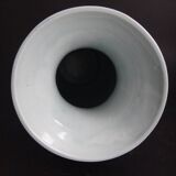 Chinese baluster vase white blue