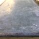 Antique workshop cabinet with sliding doors