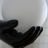 Vintage ceramic hands wall light