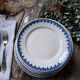 Lot plates and dishes earthenware Badonviller Carthage Rare