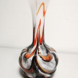 Vintage vase in polychrome blown glass