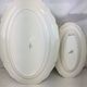 Old oval dishes, ivory color made in france Digoin Sarreguemines