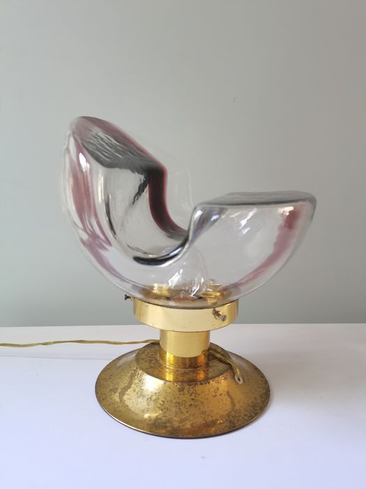 Lampe Italienne en verre Mazzega