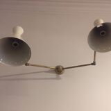 Murable applied Italian double - articulated - Lampshade metal painted white