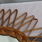 Wicker mirror
