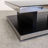 Contemporary design coffee table, Italian 1970s style.