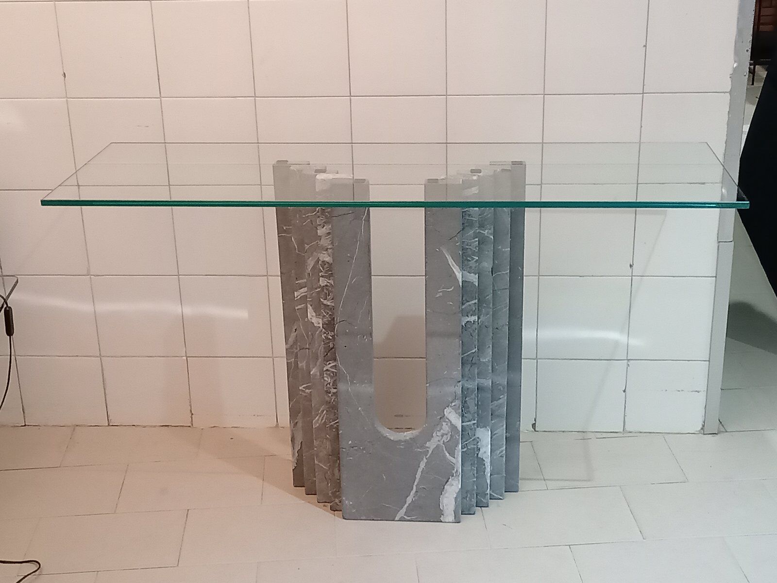 Marble console by Cattelan Italia, 1975