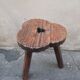 Wooden tripod stool