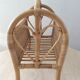 Vintage magazine holders from the 70s in rattan