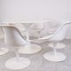 Vintage space age fiberglass dining set, 1960s