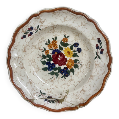 Ancienne assiette creuse Longchamp modèle mistral