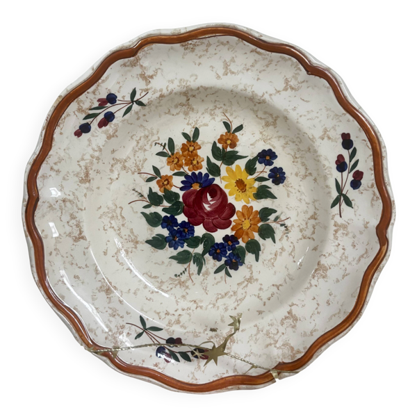 Ancienne assiette creuse Longchamp modèle mistral