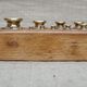 Old box 12 weight flat head brass from 1g to 500g for complete scale