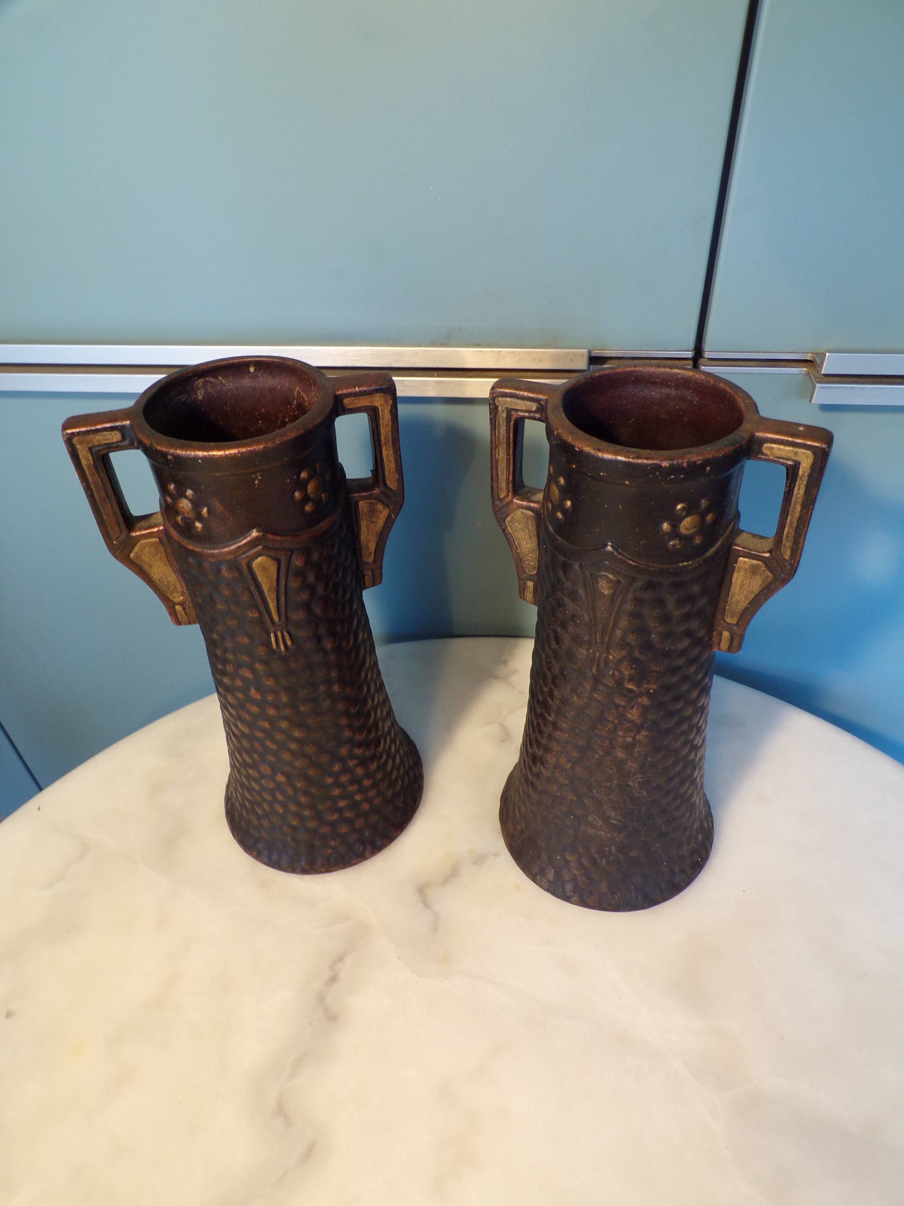 Pair of art deco vases Clanta 2437F