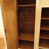 Asymmetrical Parisian wardrobe.