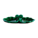 Aperitif servant in dark green Art Deco faience