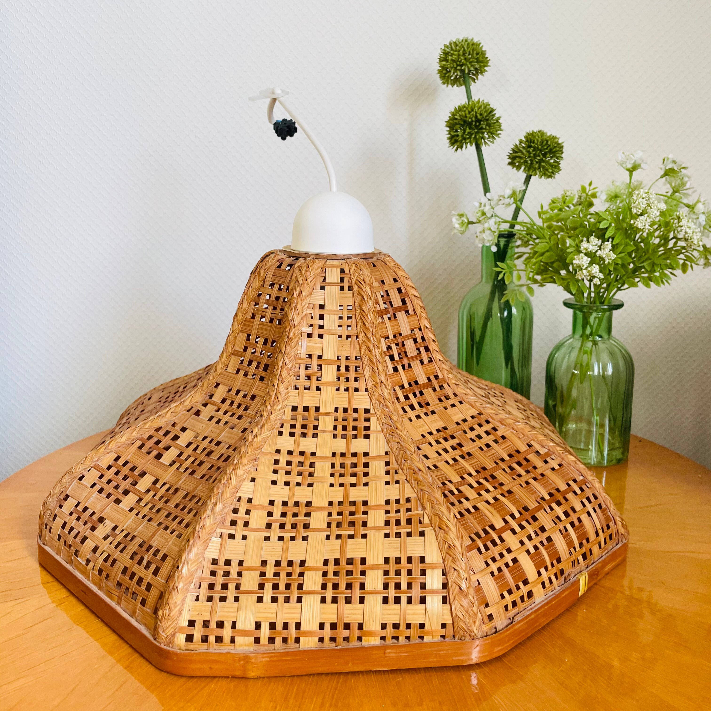 Hanging rotin osier vintage