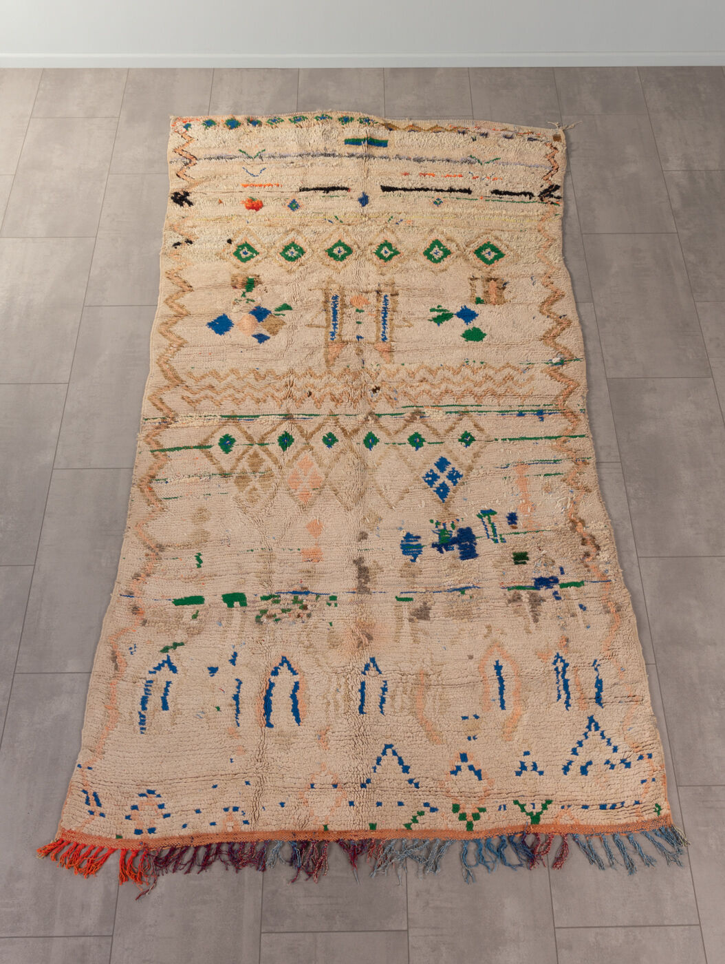 Vintage boujad, berber rug, 146 x 258