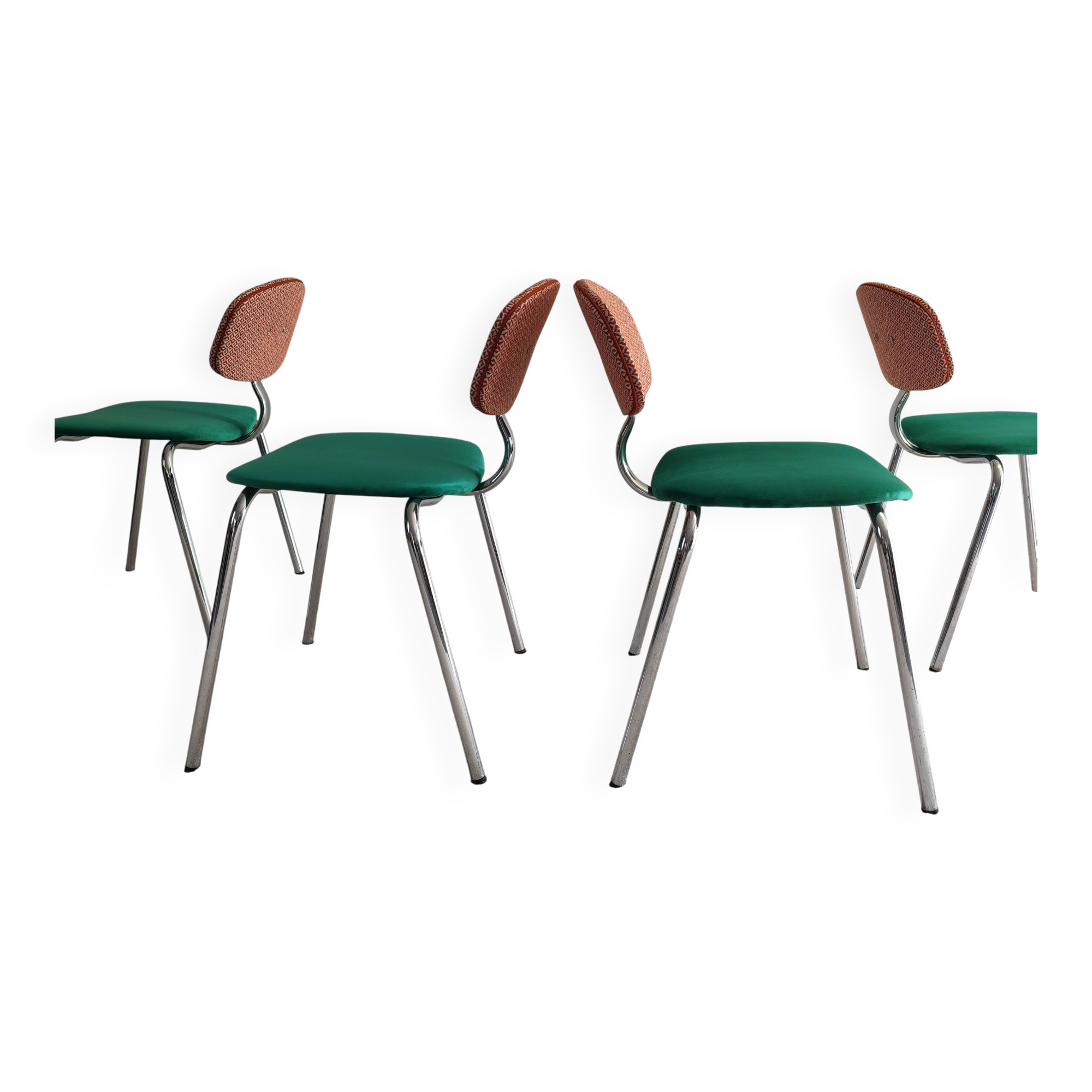 Strafor chairs from the 70s reupholstered.