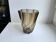 Vase en verre fumé années 70