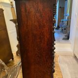 Verriot display case in rosewood, 19th century