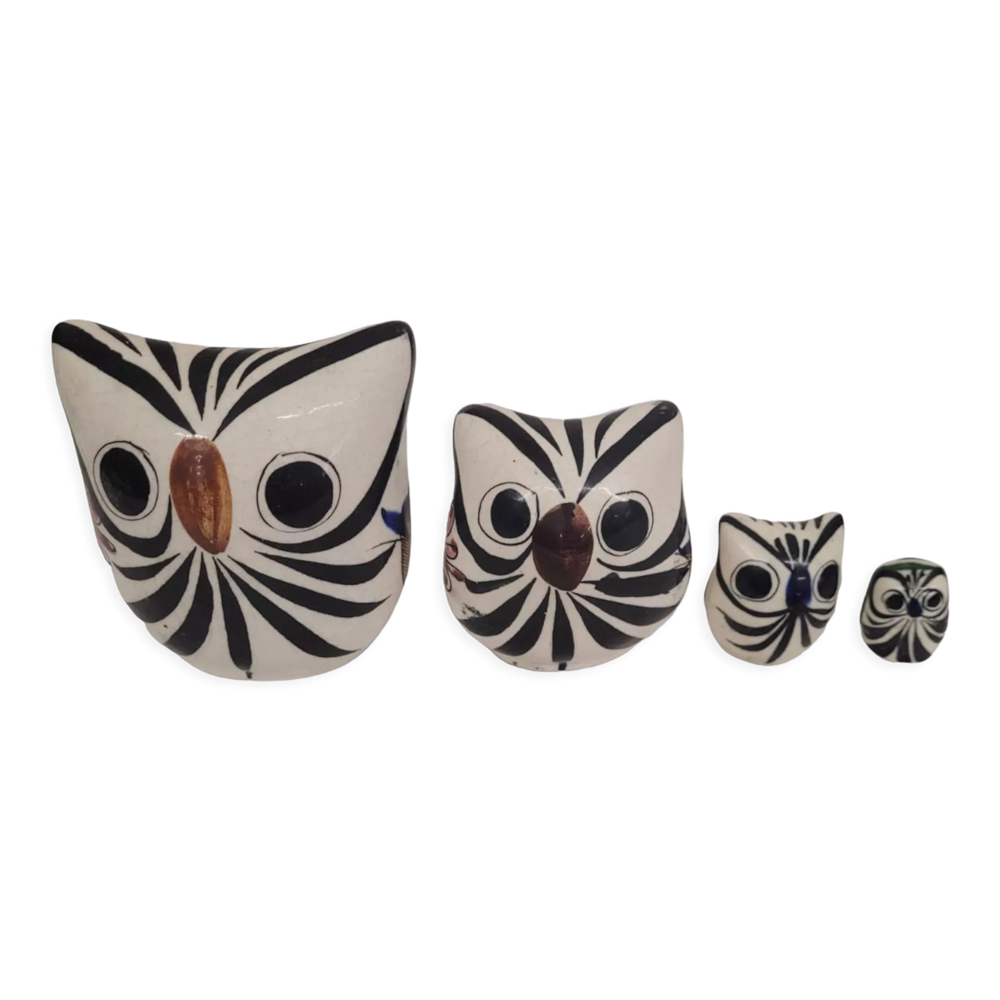 Lot of porcelain owls