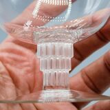 Beautiful crystal glass signed lalique france bamboo model