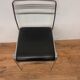 Three chrome and skai chairs from the 70s