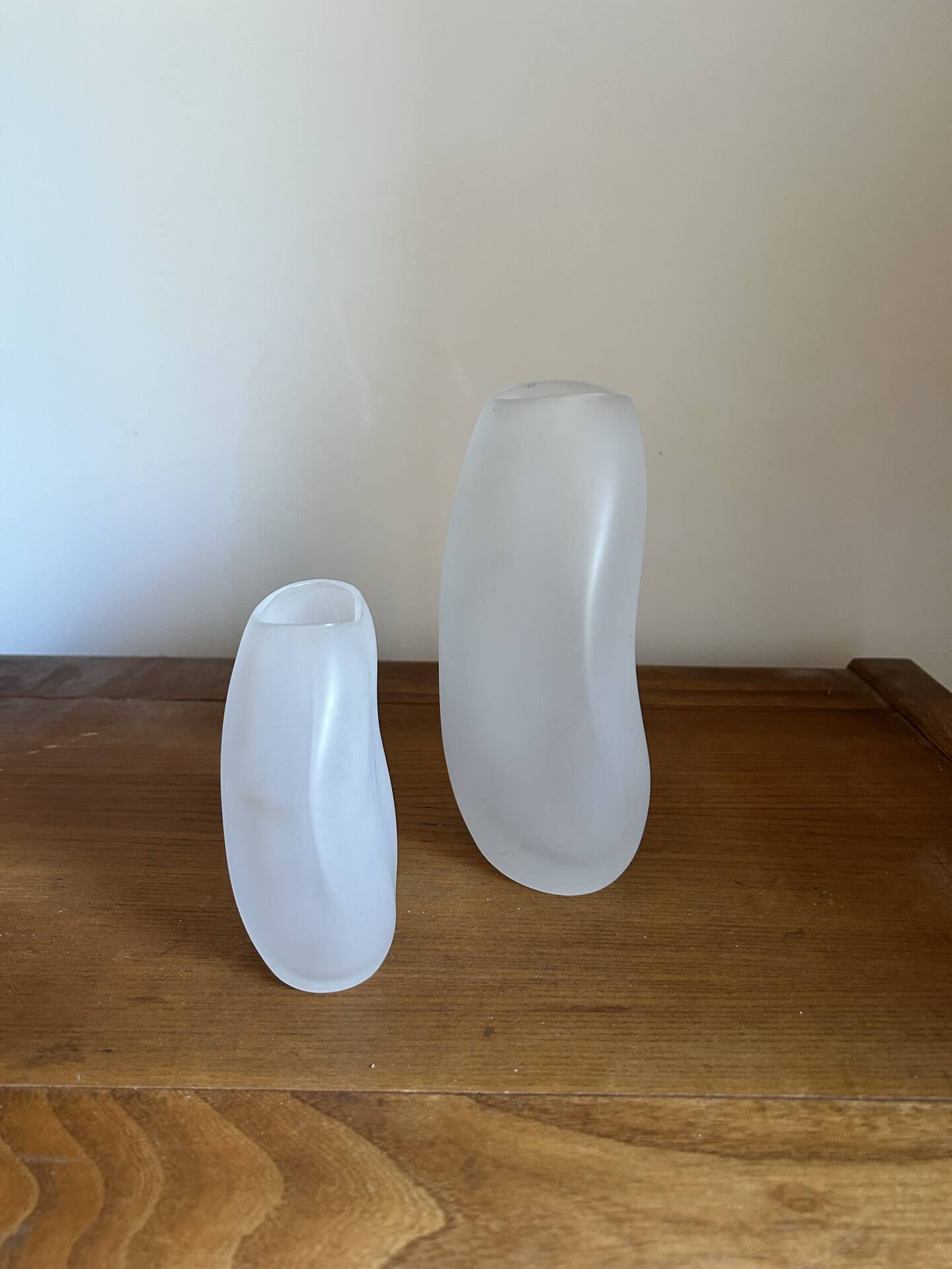 Pair of Vintage Hermès Pebble Vases