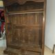 Lorraine wardrobe in solid oak from the 18th century.