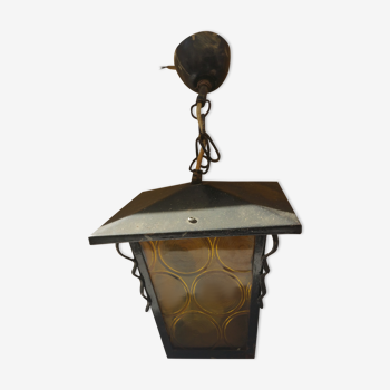 Retro lantern in metal
