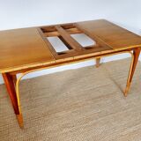 Rattan extension table