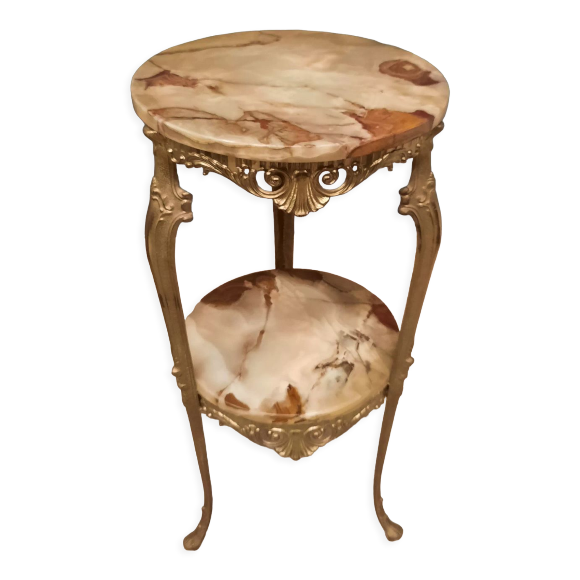 Selette metal and onyx