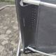 Set of 5 leather/chrome cantilever chairs