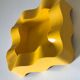 Yellow ashtray vintage design 1970