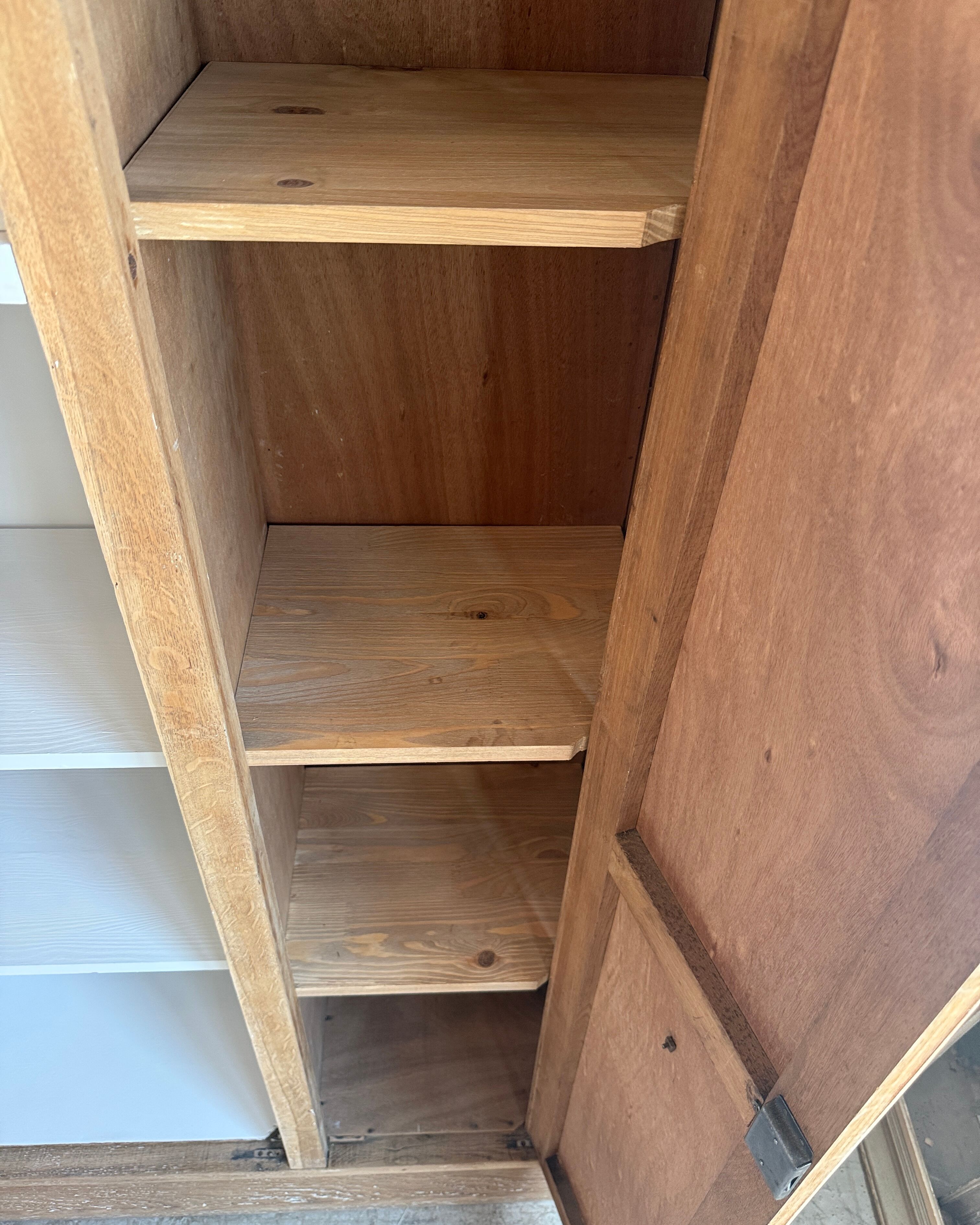 Art Deco oak library cabinet (renovated)