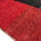 Moroccan Berber carpet Boujaad red with colorful flats 317x185cm