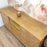 1960s sideboard with beautiful chevron marquetry