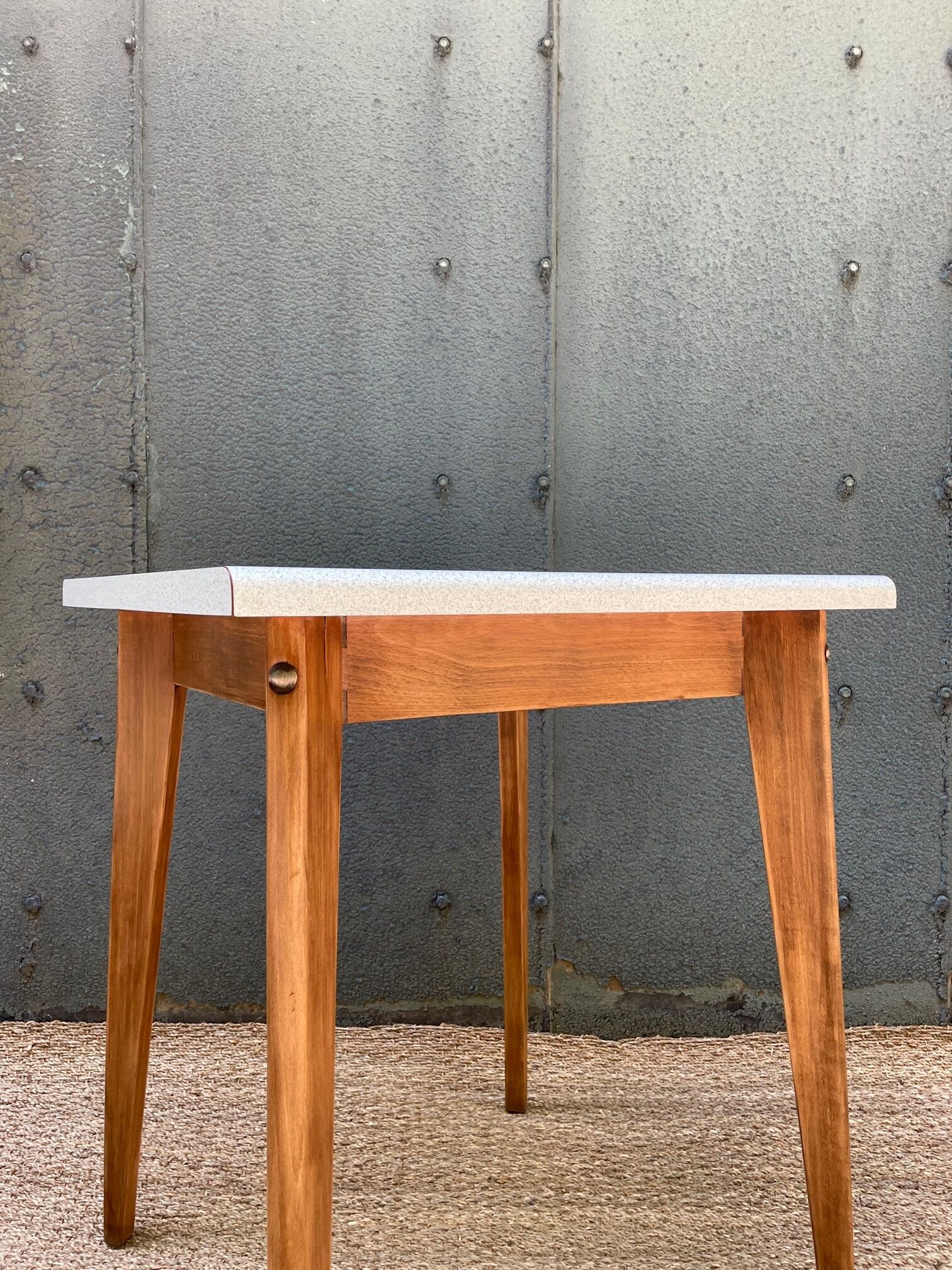 Formica dining table or desk and vintage wood