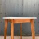 Table à manger ou bureau formica et bois vintage