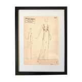 Drawing of the house Givenchy