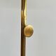 Florian schulz mid-century adjustable floor lamp in full brass, 1970
