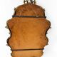 Antique brass french wall mirror