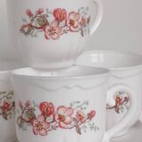 Arcopal floral coffee cups