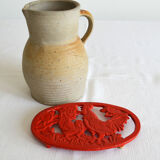 Dessous de plat coq rouge