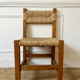Rustic straw chair