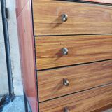 Vintage 60s display cabinet signed simat made in France