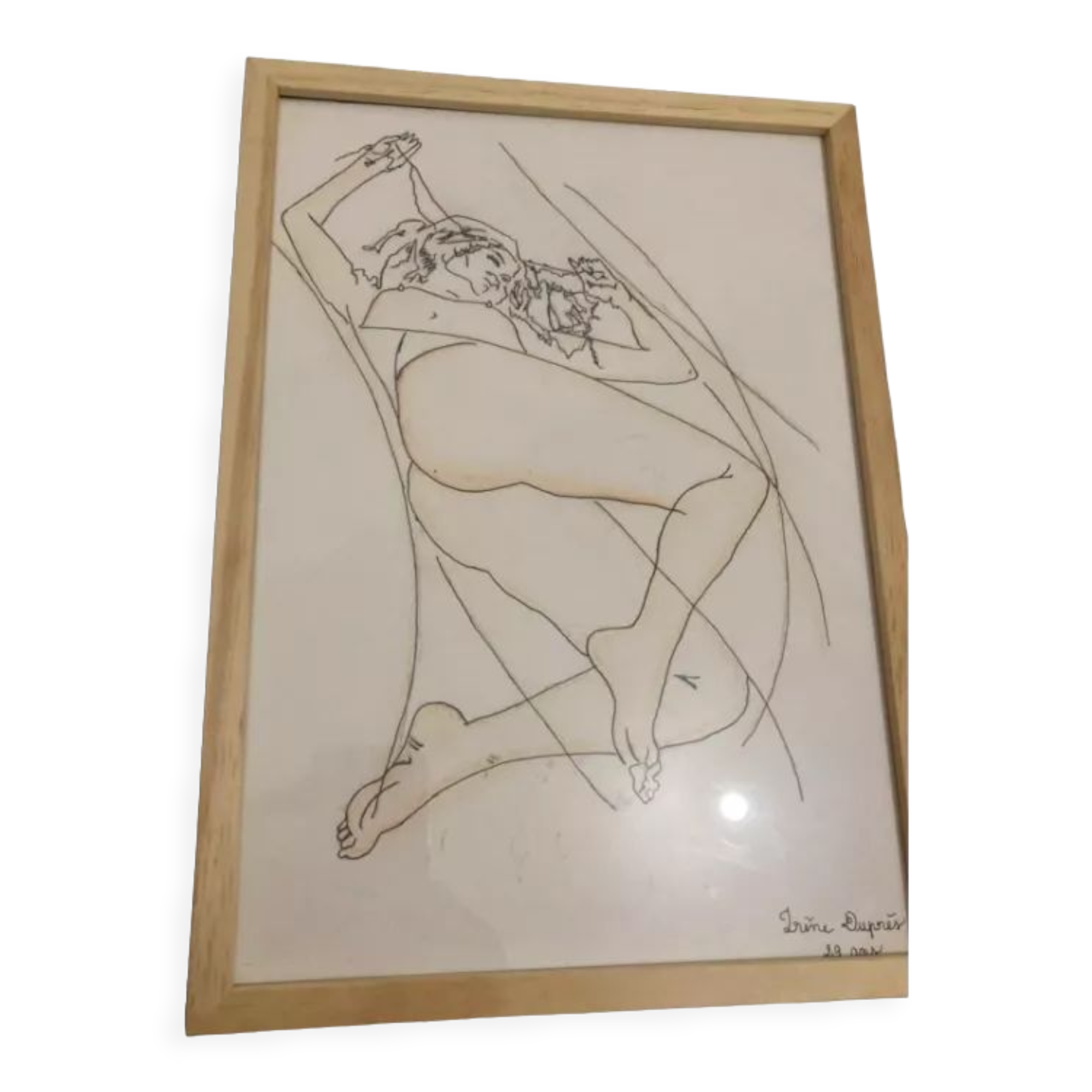 Woman lying down