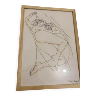 Woman lying down