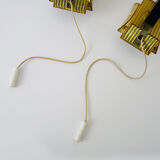 Pair of minimalist vintage wall lamps 50/60